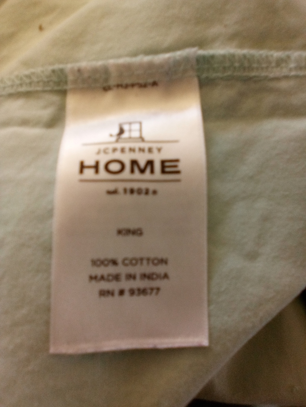 Penny's King Size Sheet Set 100% Cotton Blue